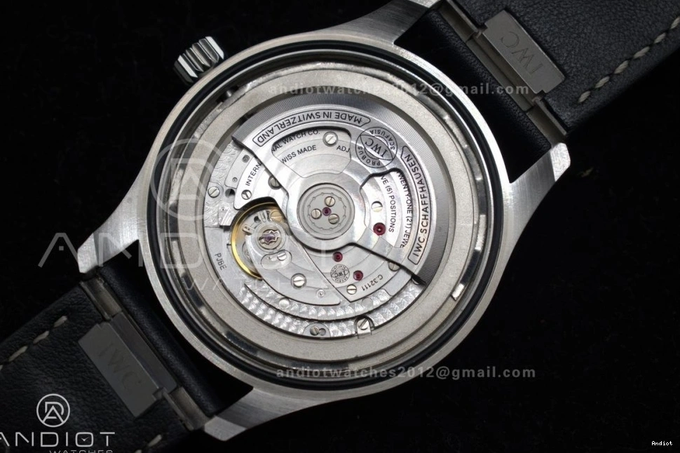 Edition Mark Blue on XX Blue IW328203 Best Strap Leather 1:1 ZF Dial Dark A32111 Pilot 1111